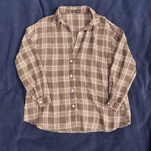 Shein Oversized Flannel